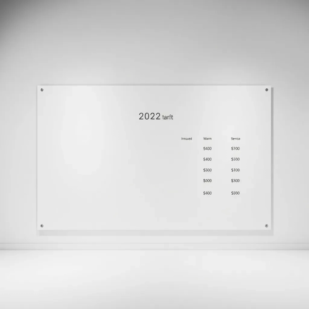 Cennik usług remontowych 2024