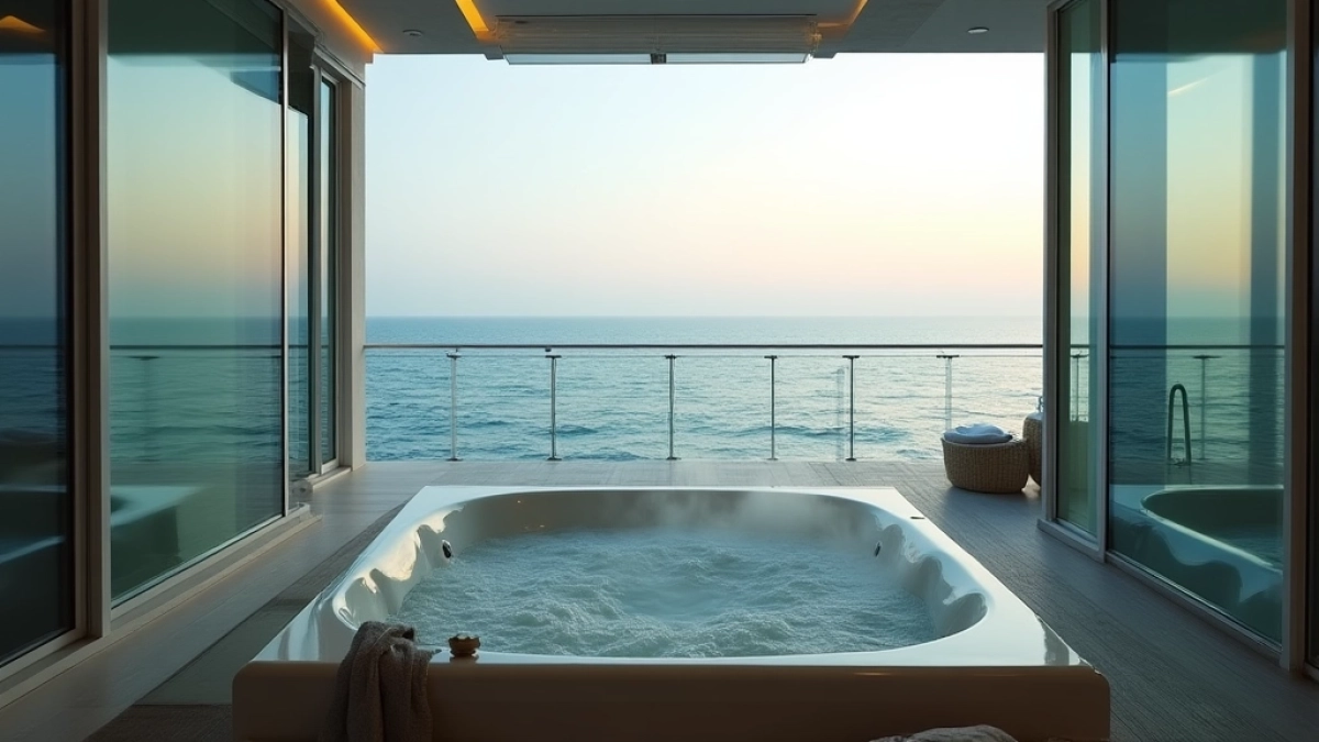 pokoje z jacuzzi nad morzem