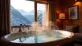 Romantyczny weekend dla dwojga z jacuzzi w pokoju w górach