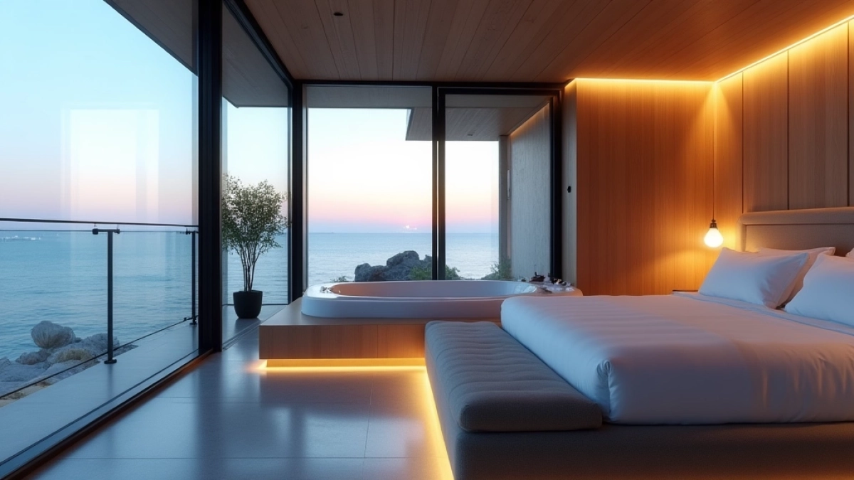 Apartament z jacuzzi w pokoju Gdańsk