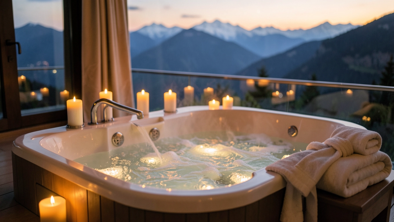apartamenty dla par z jacuzzi