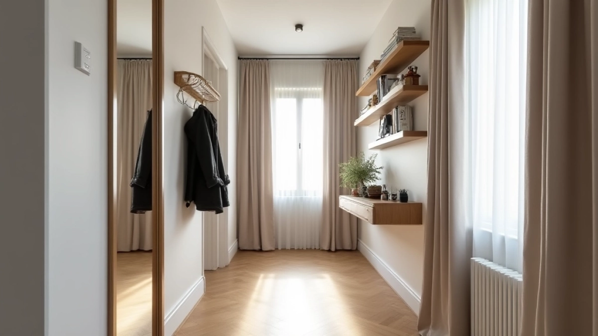 Aranżacja wąskiego przedpokoju w bloku