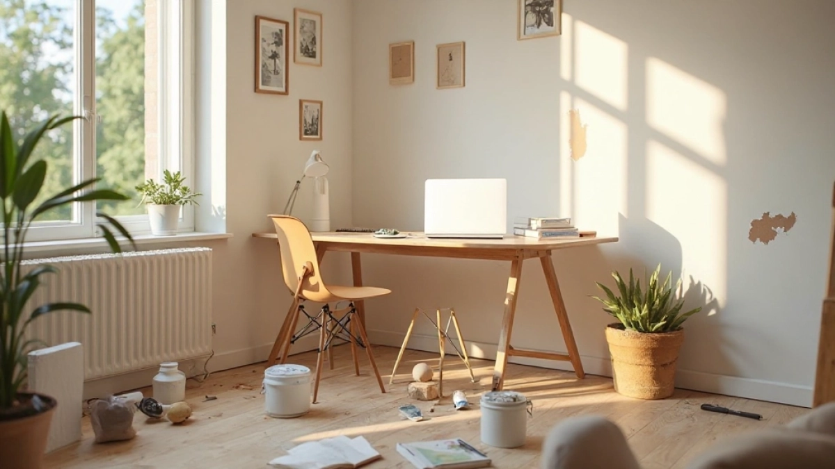 Biuro w domu a koszty remontu