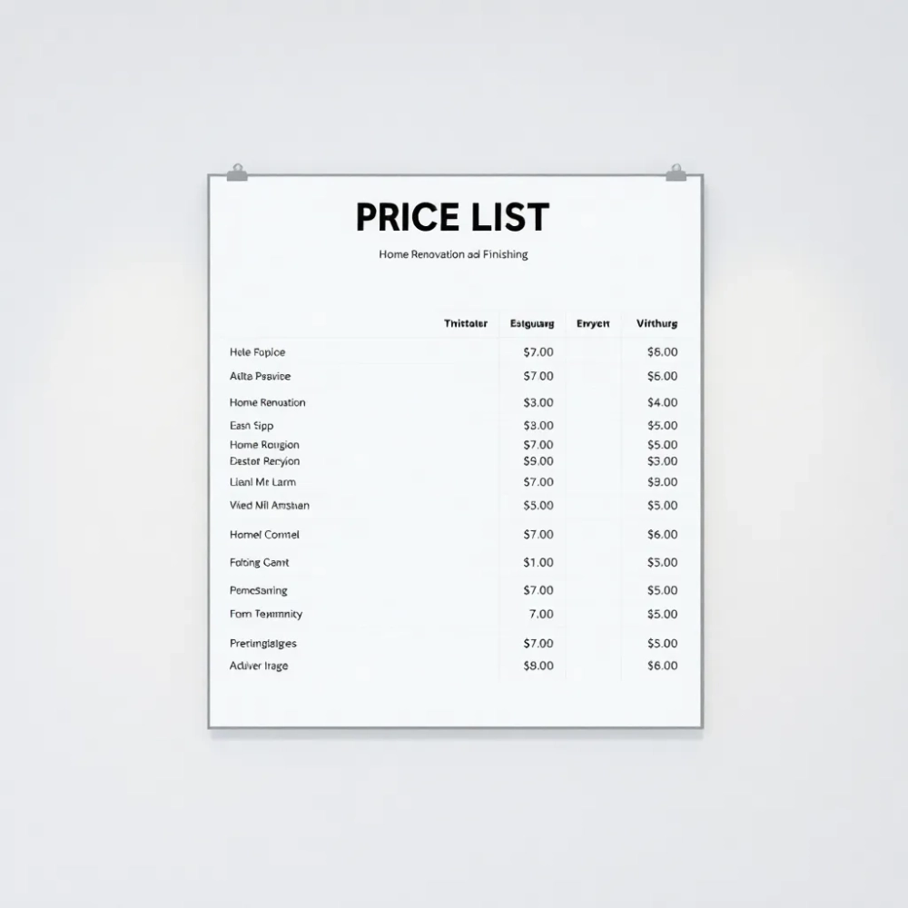 Cennik usług remontowych 2024 pomorskie