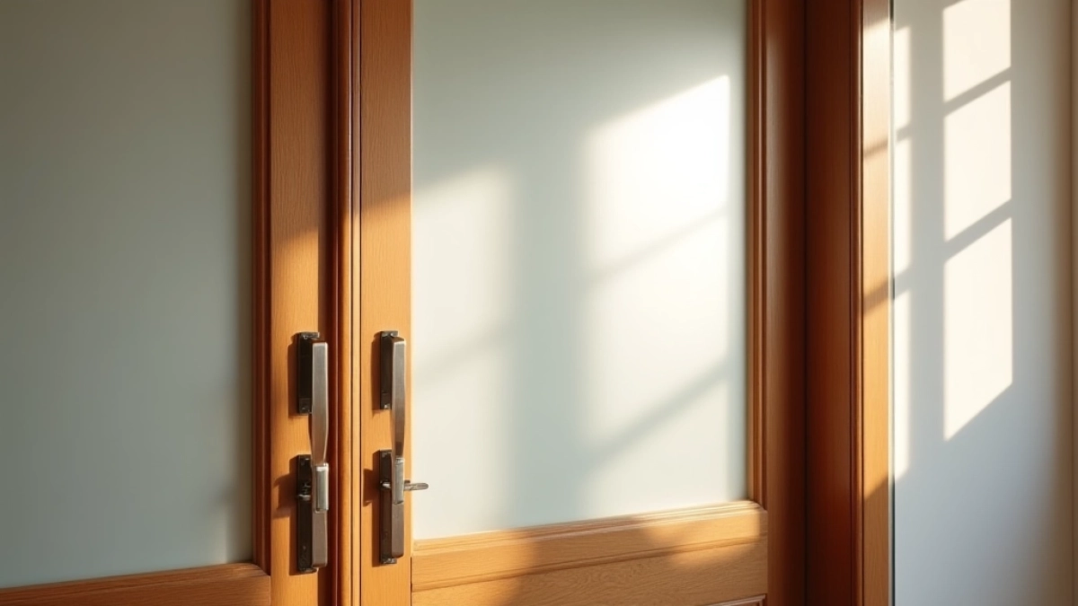 czym zasłonić szybę w drzwiach pokojowych