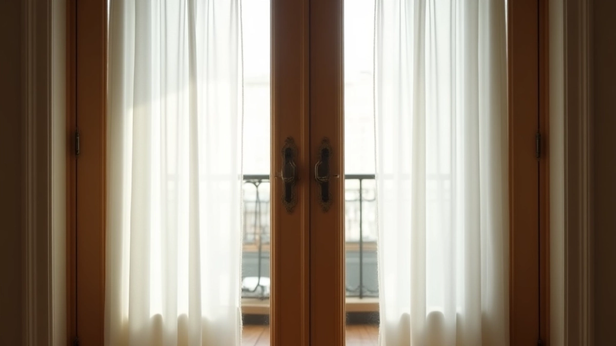 Czym zasłonić szyby w drzwiach pokojowych