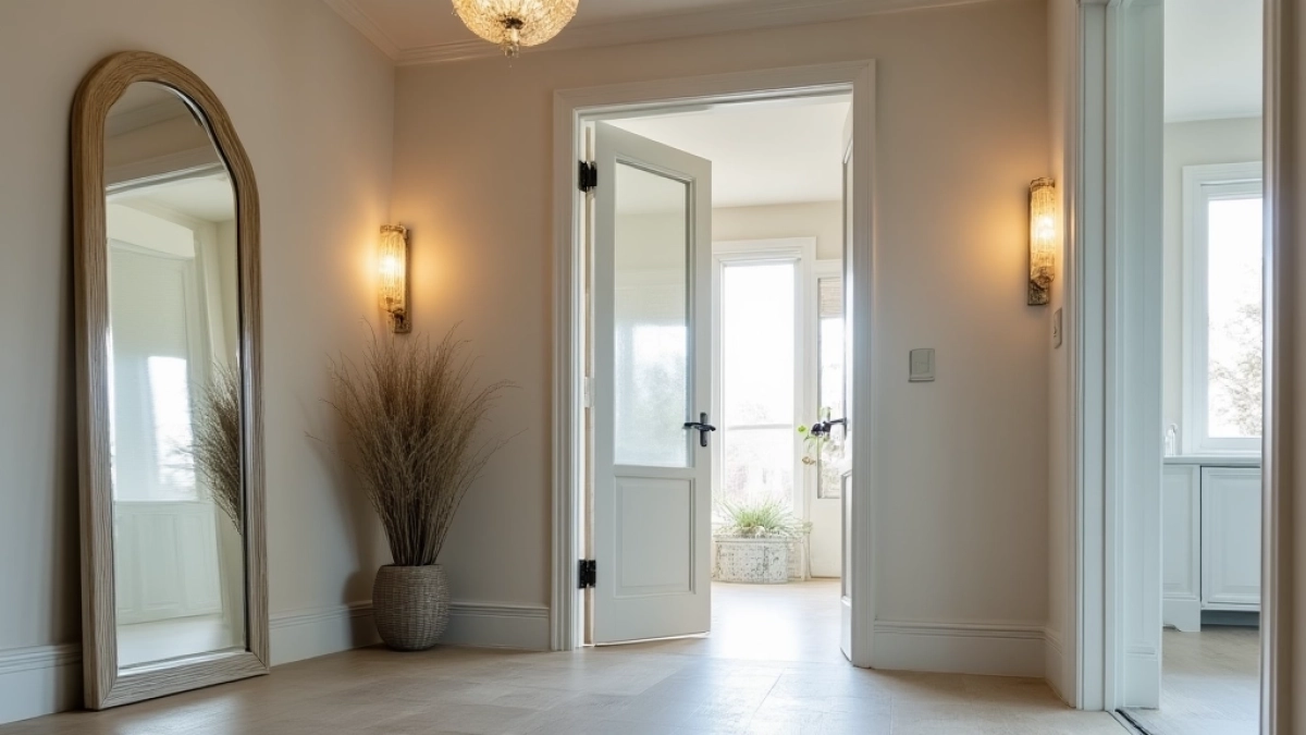 Duże lustro na ścianę do przedpokoju