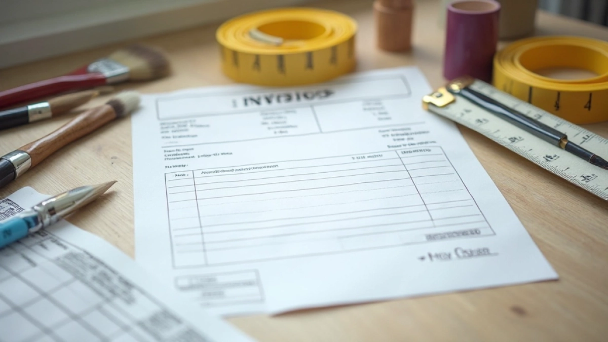 Faktura za remont mieszkania wzór