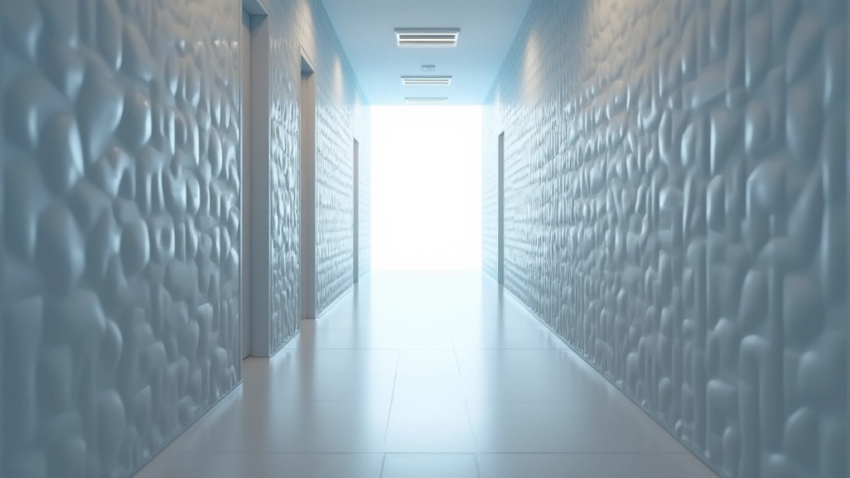 Fototapeta 3D do wąskiego przedpokoju