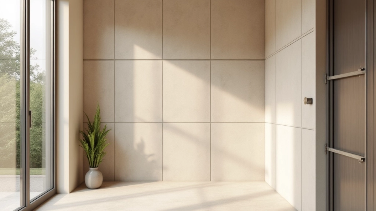 Gres na ścianę w przedpokoju