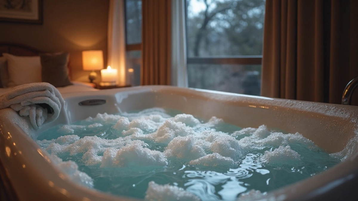 hotel z hydromasażem w pokoju