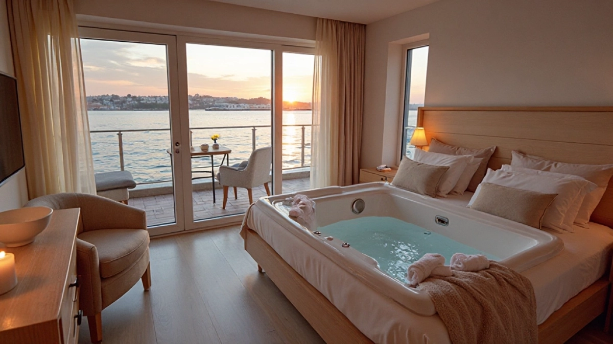 hotel z jacuzzi w pokoju sopot