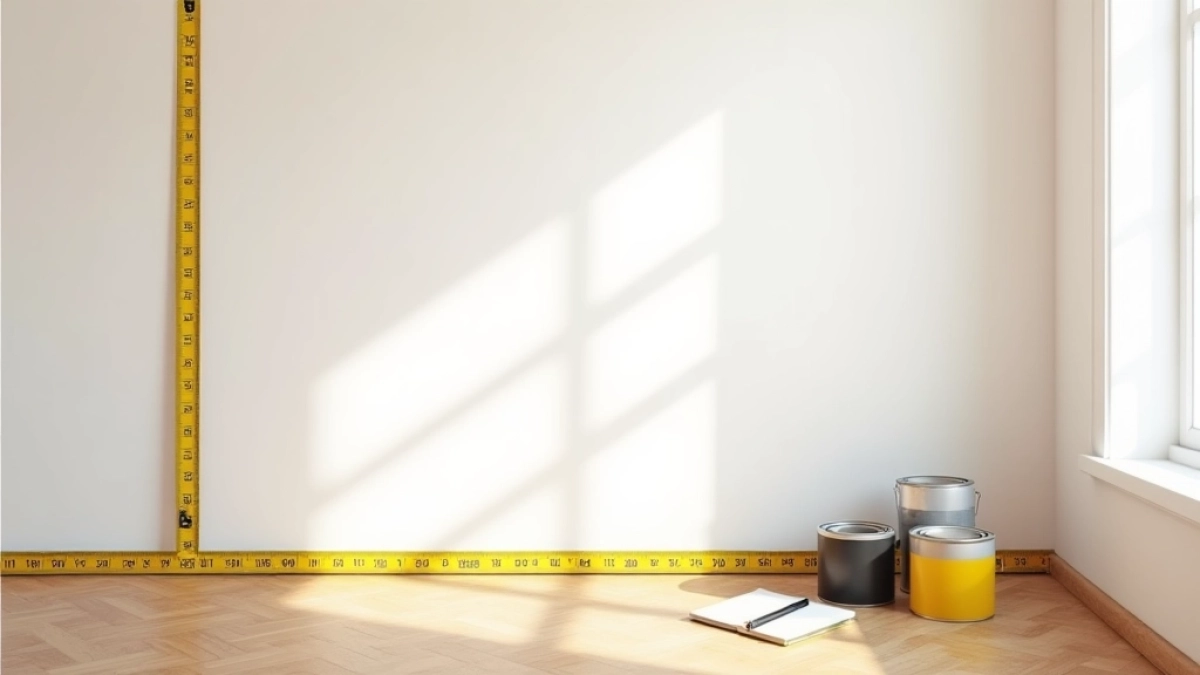 jak obliczyć m2 pokoju do malowania