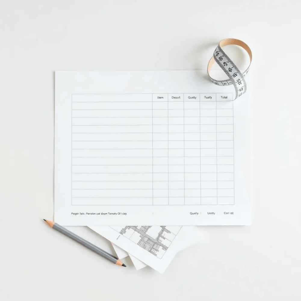 Kosztorys remontu wzór