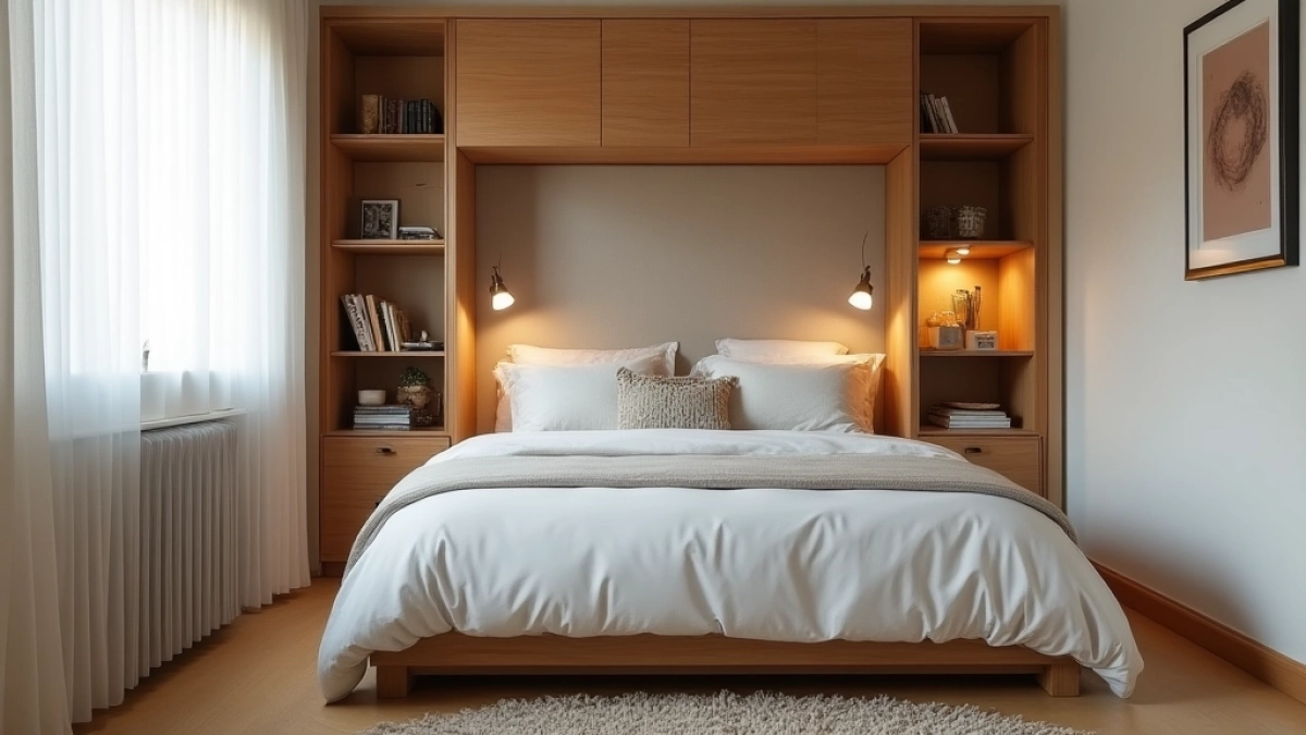 Pomysł na łóżko w małym pokoju