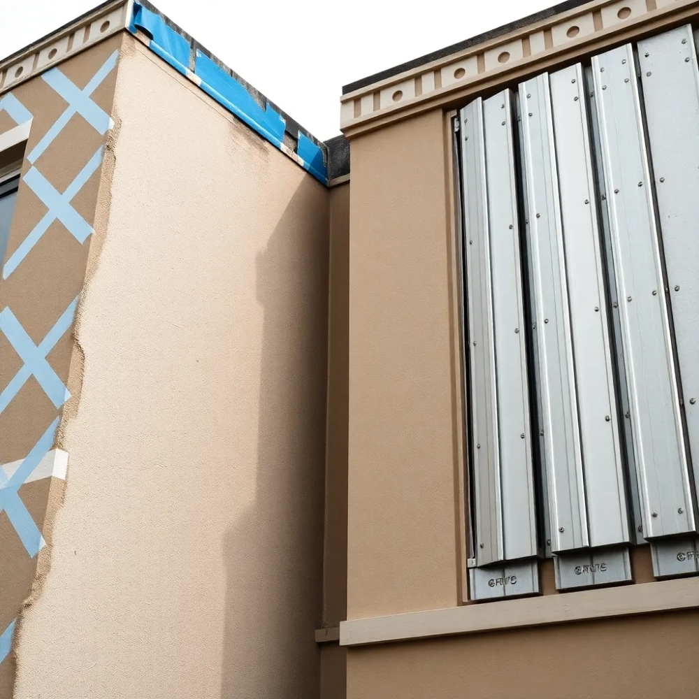 Remonty fasad Pasy czy farby