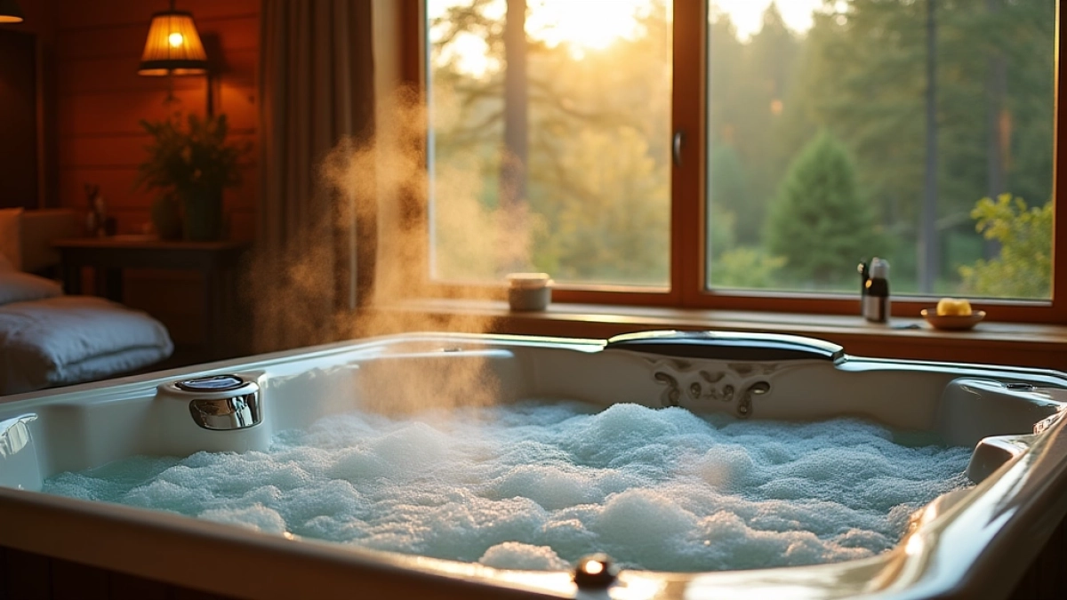 romantyczny weekend dla dwojga z jacuzzi w pokoju podlaskie