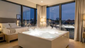 apartament z jacuzzi w pokoju szczecin