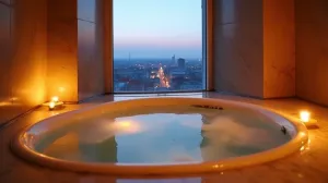 apartament z jacuzzi w pokoju warszawa