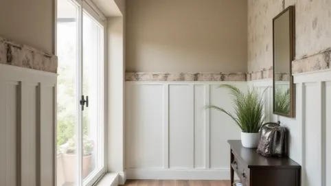 co położyć na ściany w przedpokoju