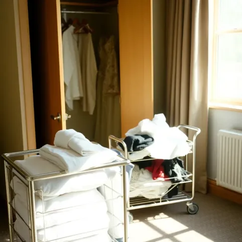 Co powinna zrobić pokojowa z rzeczą pozostawiona przez gościa do prania