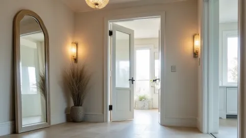 Duże lustro na ścianę do przedpokoju