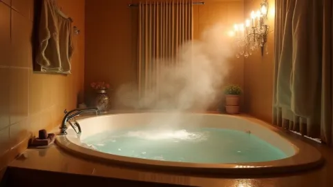 Hotel z jacuzzi w pokoju