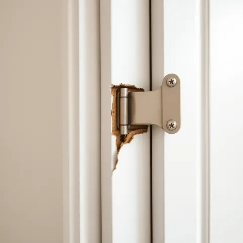 Jak naprawić wyrwany zawias w drzwiach pokojowych