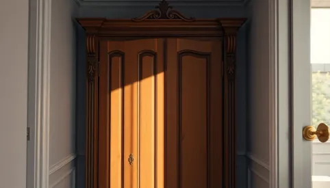 Jak odnowić starą szafę w przedpokoju