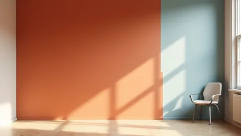 Jak połączyć dwa kolory ścian w pokoju