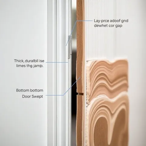 jak wyciszyć drzwi pokojowe