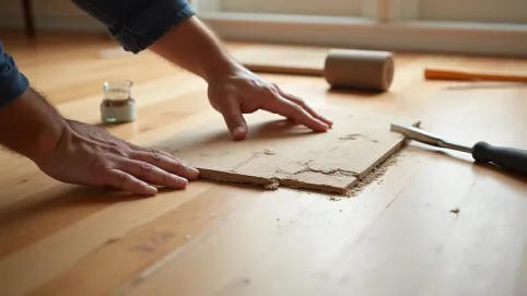 jak wymienić panel na środku pokoju