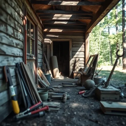 jak wyremontować domek na działce