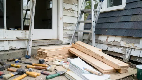 jak wyremontować mały domek