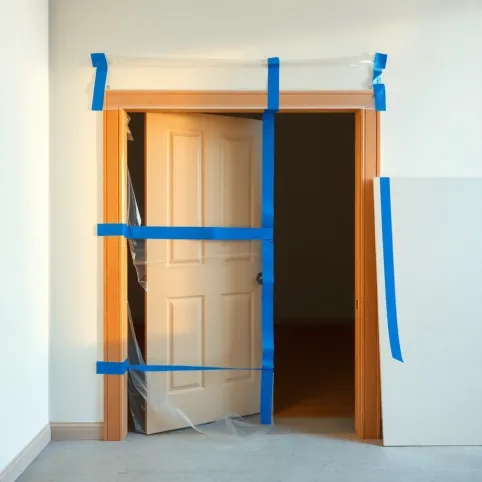 Jak zabezpieczyć drzwi podczas remontu