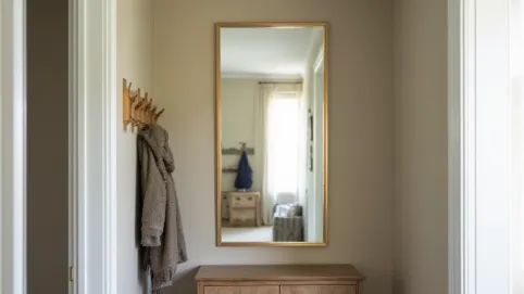 Na jakiej wysokości powiesić lustro w przedpokoju