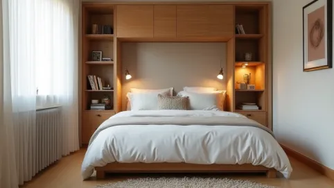 Pomysł na łóżko w małym pokoju