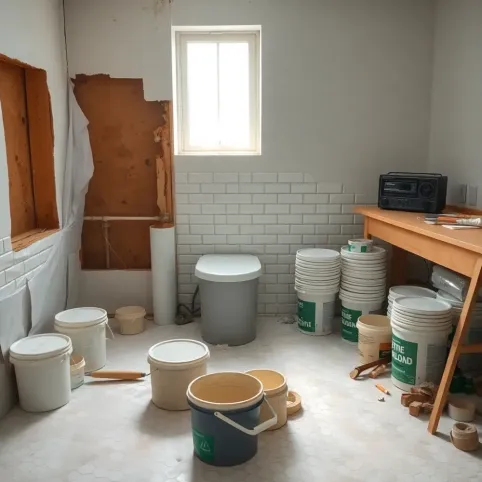 Remont łazienki w trakcie mieszkania