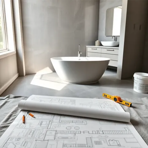 Remont łazienki z projektem