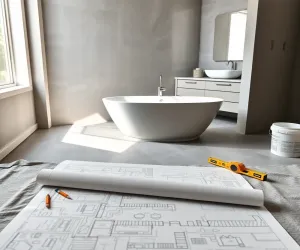 Remont łazienki z projektem