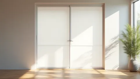 Rolety zamiast drzwi do pokoju