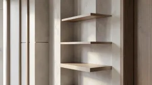 Struktury na ścianę w przedpokoju