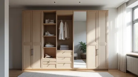 Szafa do przedpokoju z lustrem Agata meble