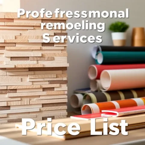 Usługi remontowo wykończeniowe cennik