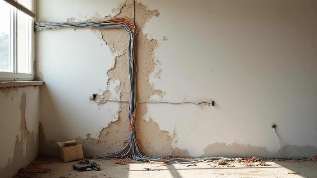 Wymiana instalacji elektrycznej w jednym pokoju